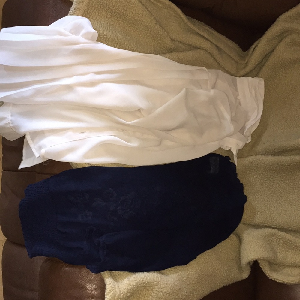 2 lightweight dressy shirts